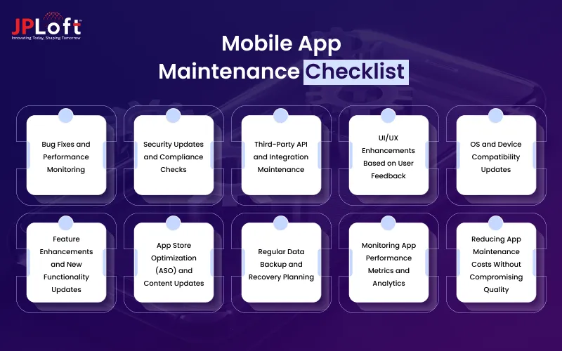 Mobile App Maintenance Checklist